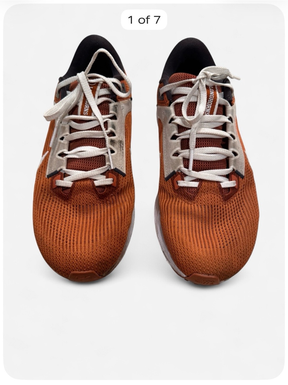 Nike Air Zoom Pegasus 40 Texas Longhorns Men’s 9 Burnt Orange DZ5951-100